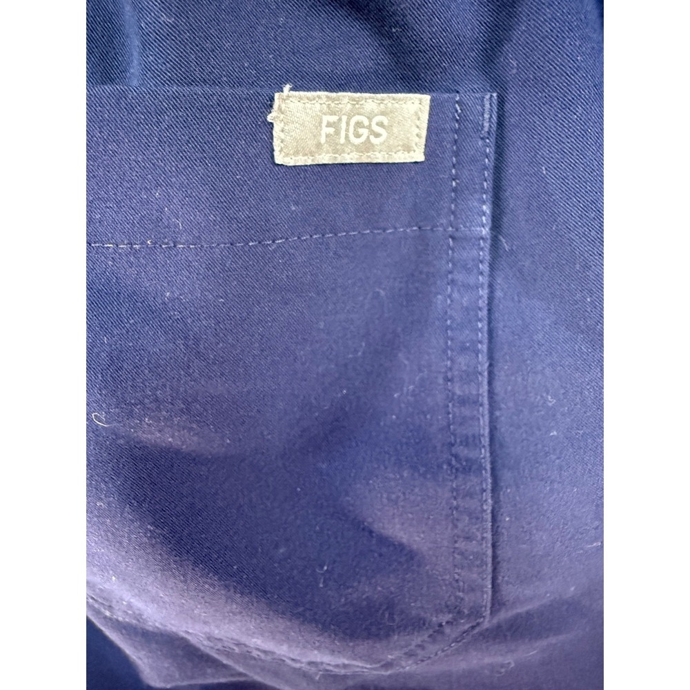 FIGS Yola Maternity Cargo Scrub Pants Navy Blue Technical Collection Size M - Picture 8 of 10